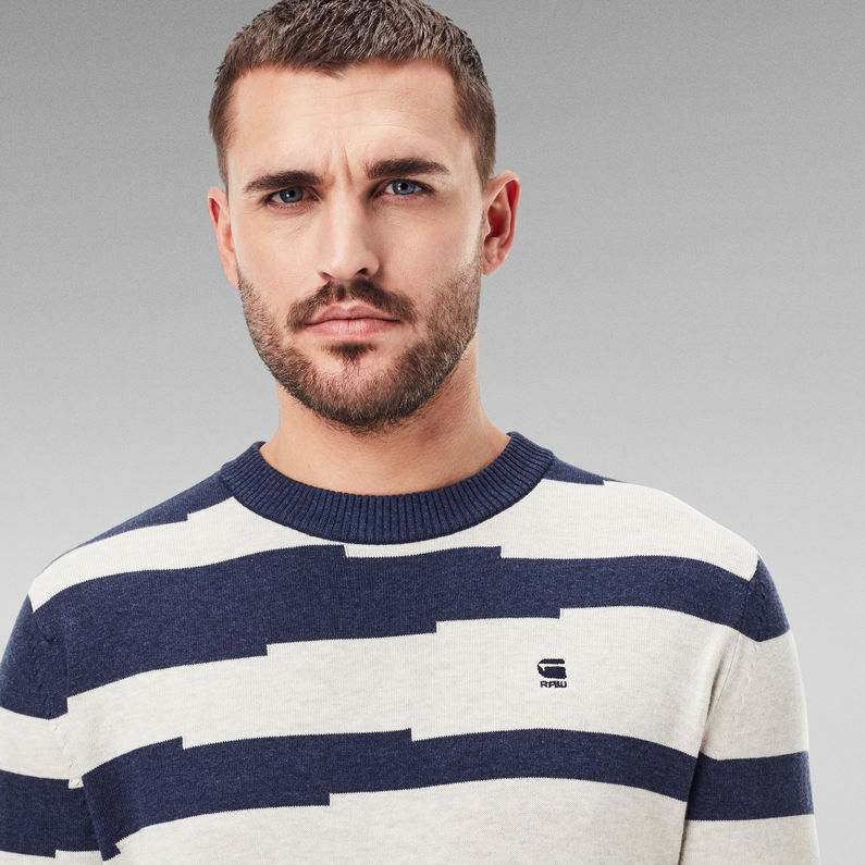 G-Star RAW® Broken Stripe Knitted Sweater マルチカラー