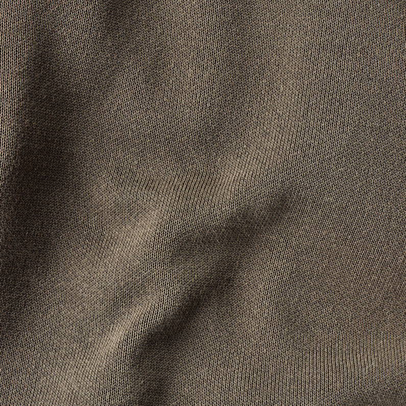 G-STAR® Sleeve Pocket Half Zip knitted Sweater Green
