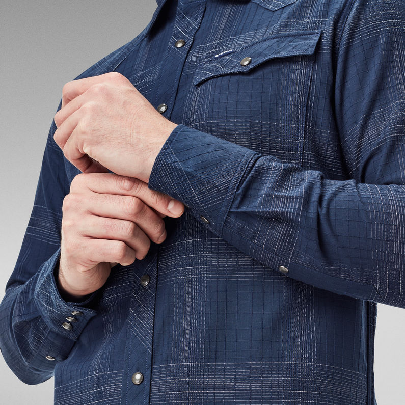 G-STAR® 3301 Slim Hemd Mittelblau