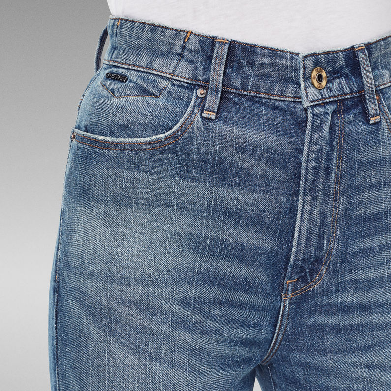 G-Star RAW® Janeh Ultra High Mom Ankle Jeans Mittelblau