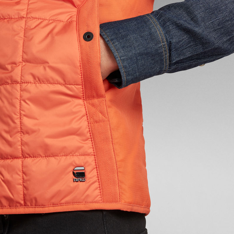 G-STAR® Lightweight Quilted Weste Orange