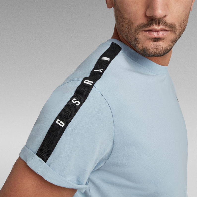 G-Star RAW® T-shirt Lash Tape Bleu moyen