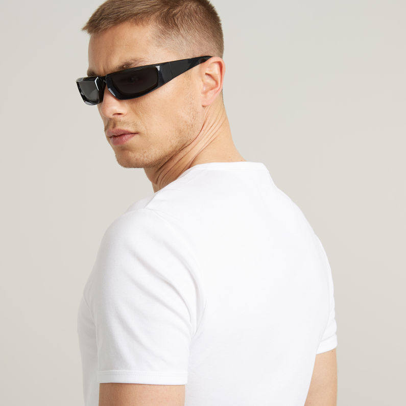 G-Star RAW® Basic T-Shirt 2-Pack Blanc