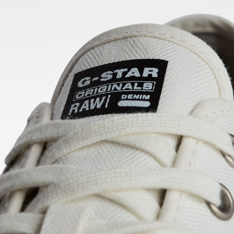 G-STAR® Baskets Rovulc HB Low Blanc detail