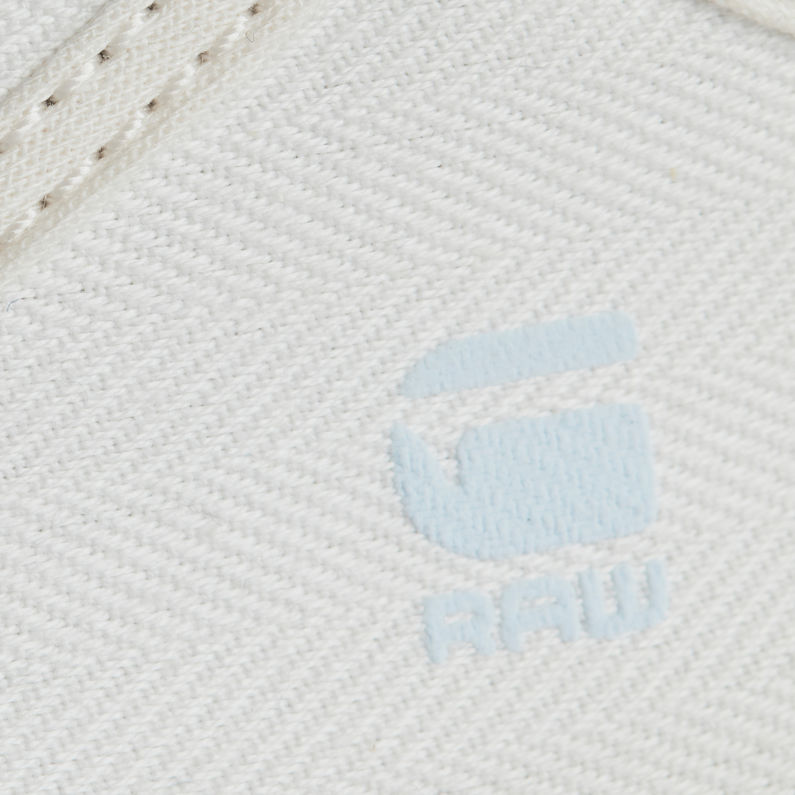 G-STAR® Baskets Rovulc HB Low Blanc fabric shot