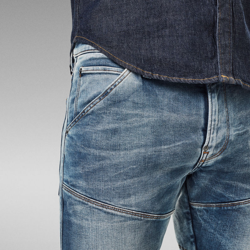 G-Star RAW® 5620 3D Zip Knee Skinny Jeans ミディアムブルー