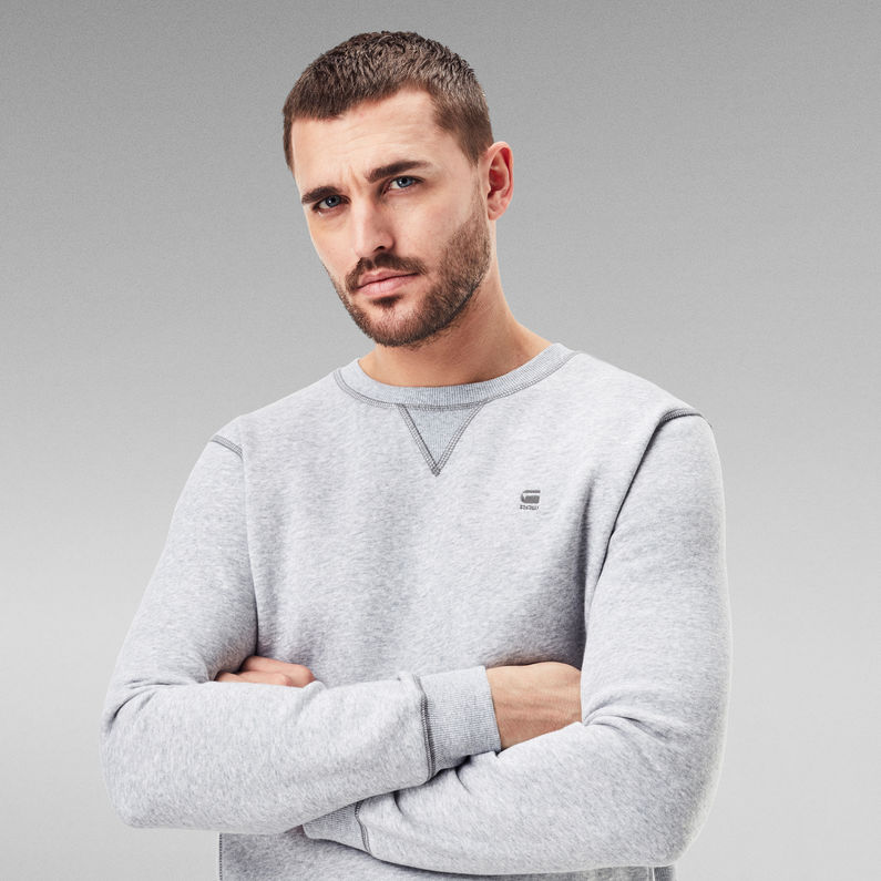G-Star RAW® Premium Core Sweater Grau