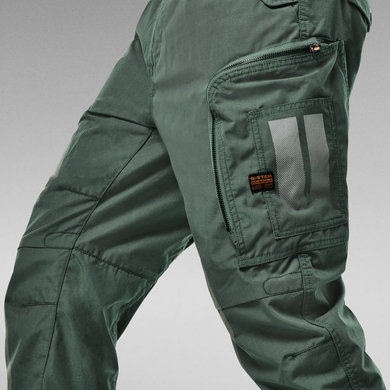 G-Star RAW® Flight Cargo Relaxed Tapered Cuffed Pants Green