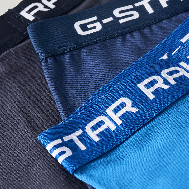 G-Star RAW® Lot De 3 Boxers Classiques Couleur Bleu moyen