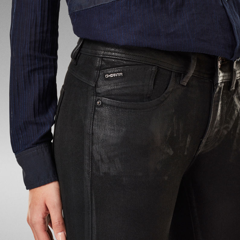 G-Star RAW® Jean Lynn Mid Skinny Noir