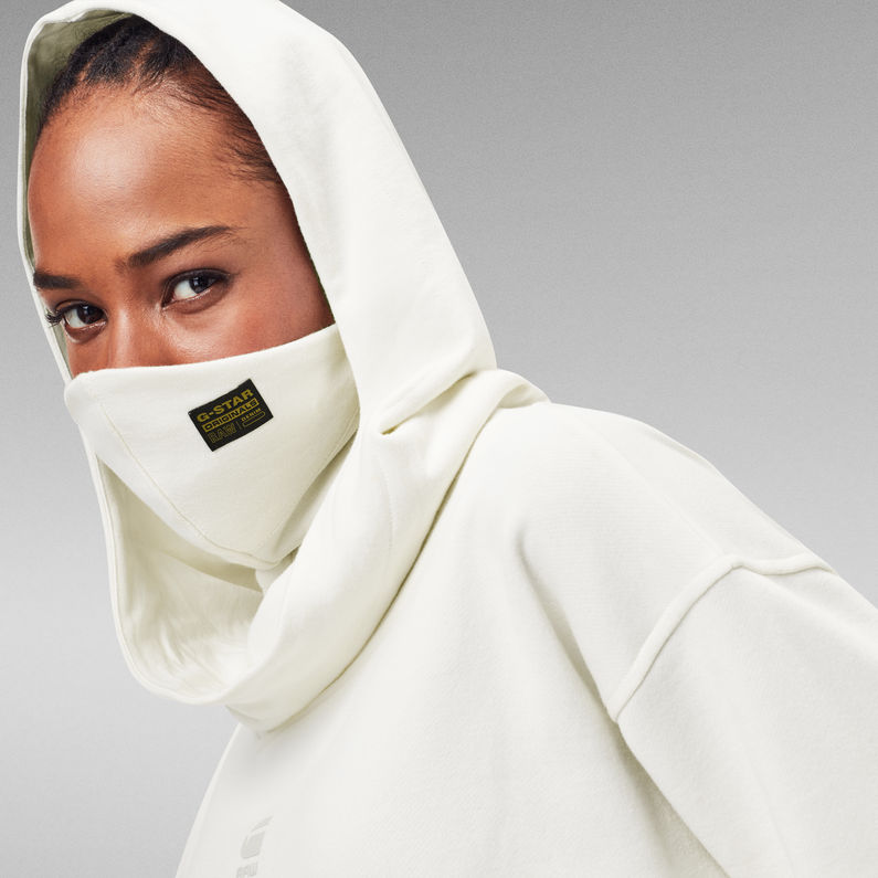 G-STAR® Pull Oversized Hood Cover Blanc