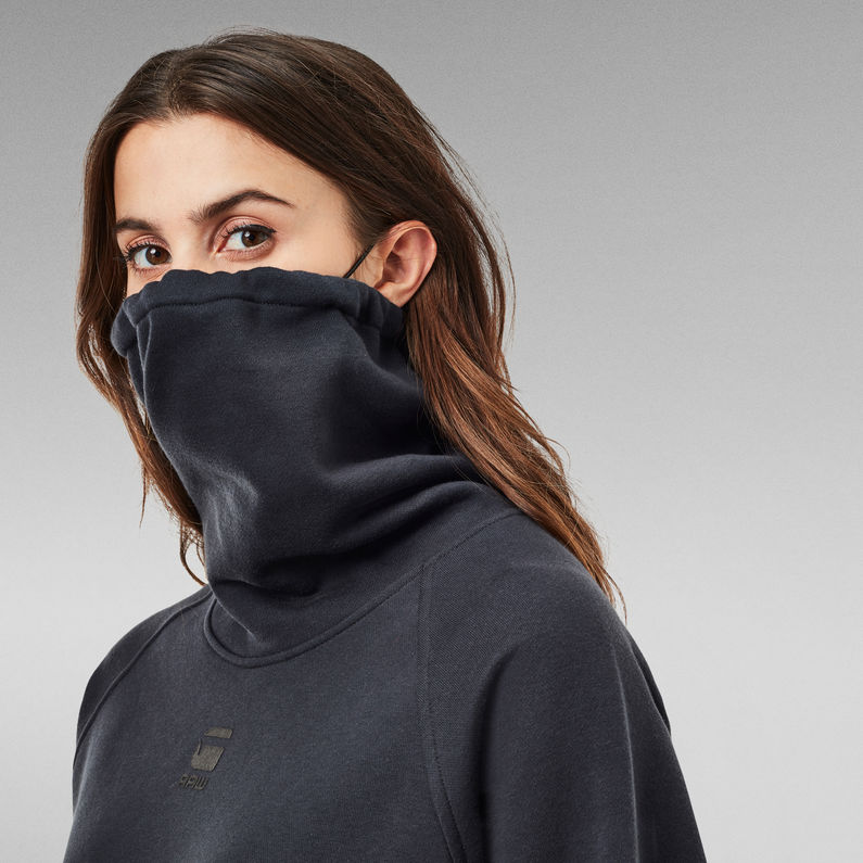 G-STAR® Sudadera High Turtle Neck Loose Azul oscuro