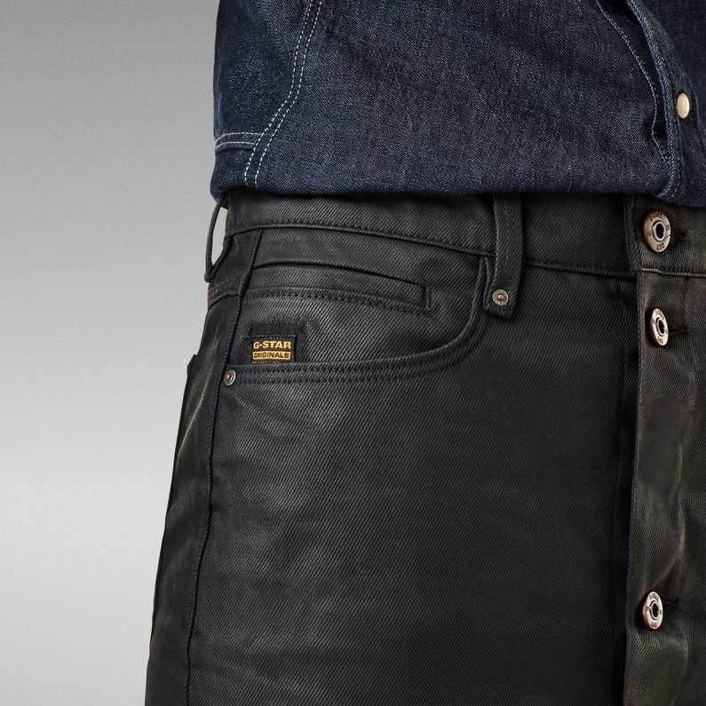 G-STAR® Noxer Navy Button Pencil Rok Zwart