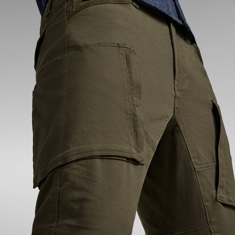G-Star RAW® Pantalon Zip Pocket 3D Skinny Cargo Vert
