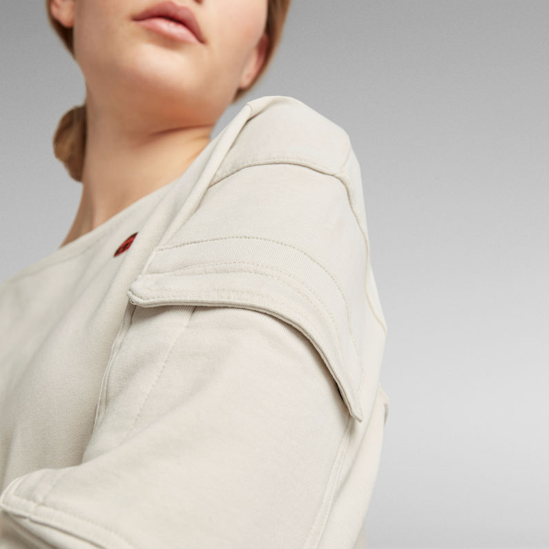 G-STAR® Boat Neck Sweater Beige