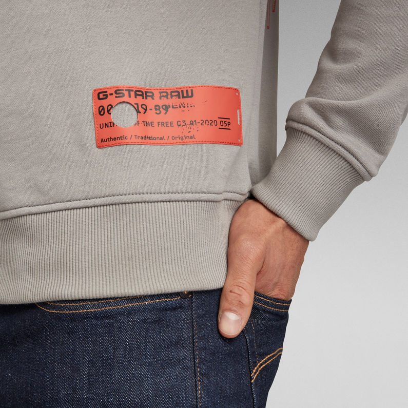 G-Star RAW® Pull Object Graphic Gris
