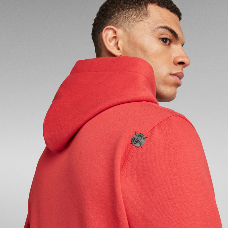G-Star RAW® G-Star Hooded Sweater Red