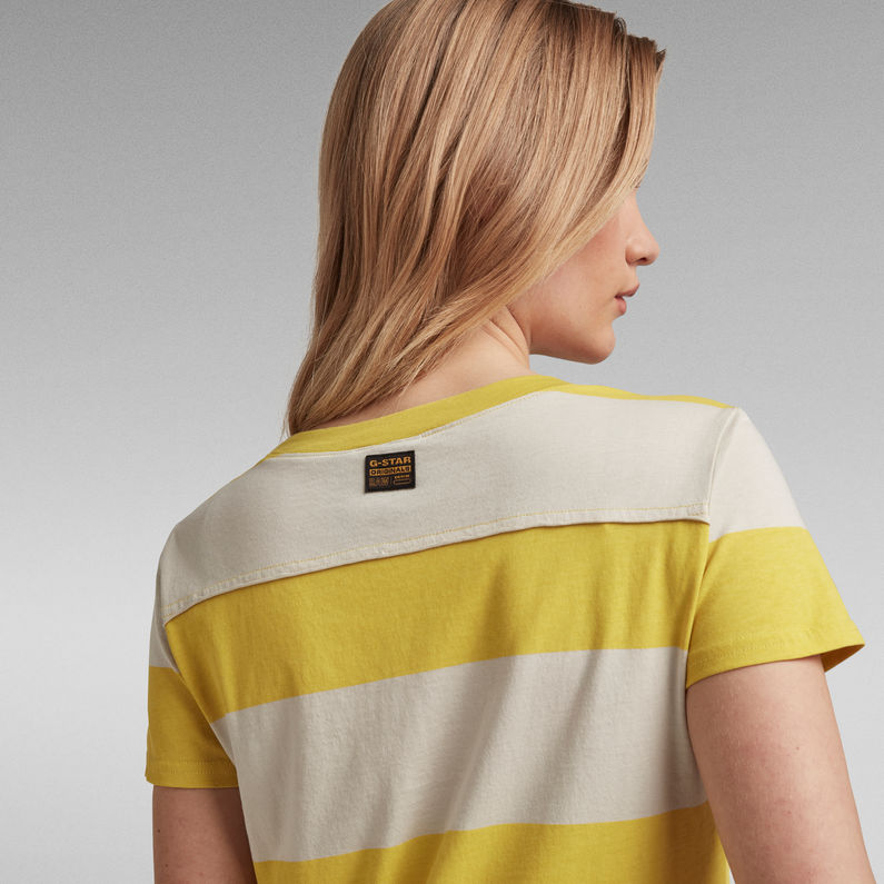 G-STAR® T-shirt Slim Fit Wide Stripe Multi couleur