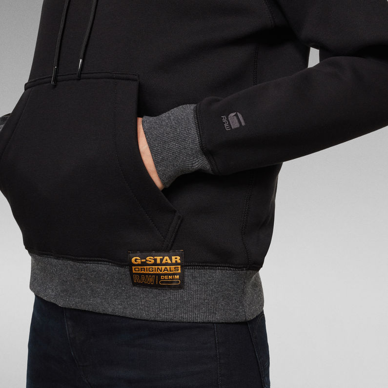 G-Star RAW® Premium Core Hooded Sweater Zwart