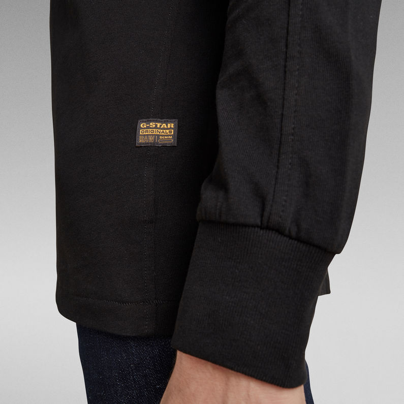 G-Star RAW® Camiseta Scan Collar Negro