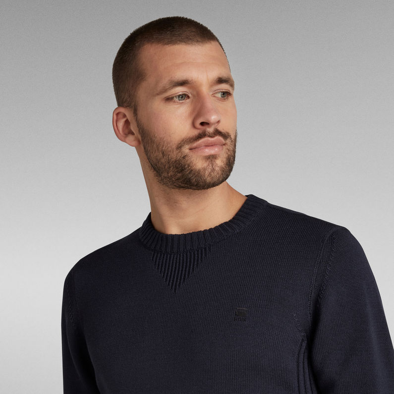 G-STAR® Classic Sport Knitted Sweater Dark blue