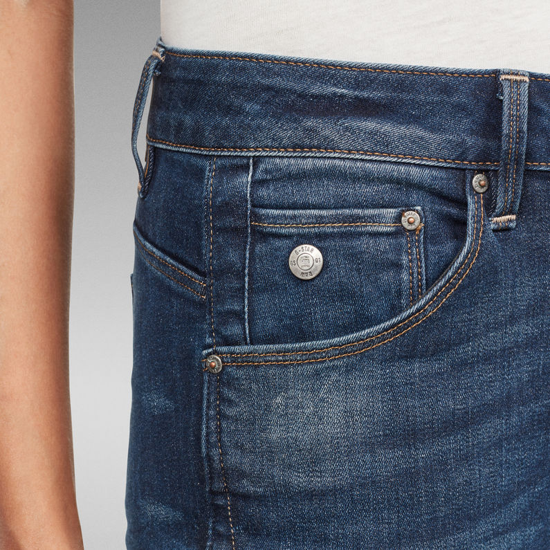 G-Star RAW® Jean Arc 3D Mid Skinny Bleu foncé