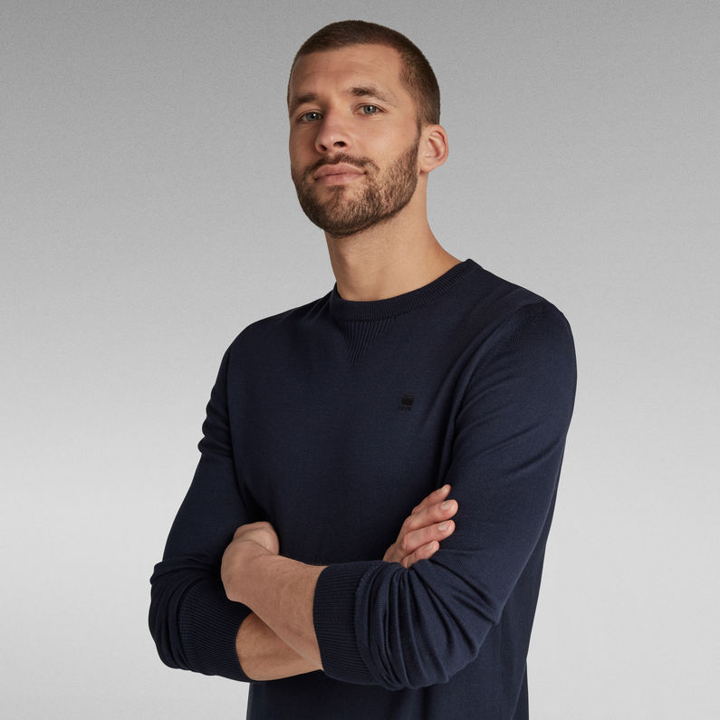 G-STAR® Premium Basic Knit Dark blue