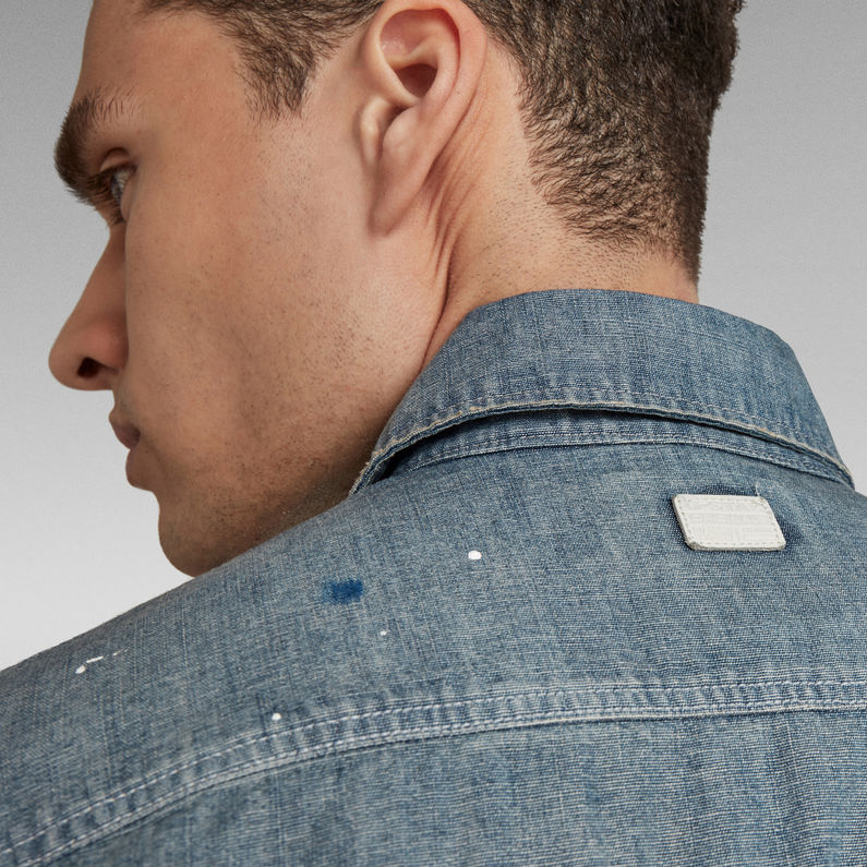 G-STAR® 3301 Slim Shirt Midden blauw