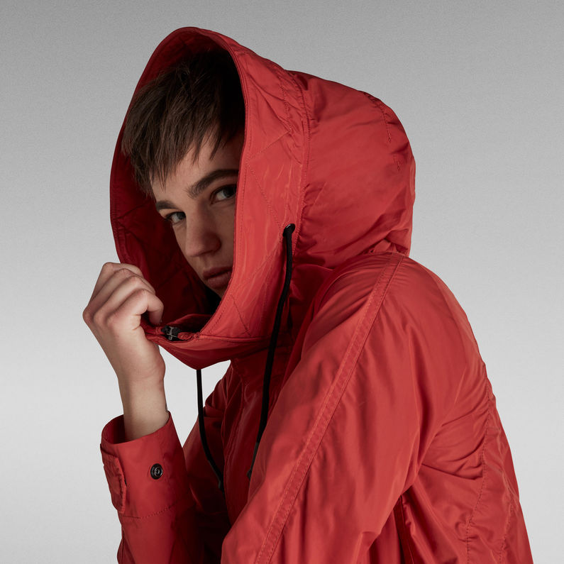 G-Star RAW® Parka Short Hooded Rouge