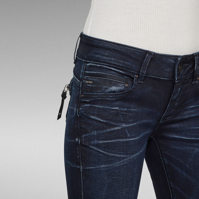 G-Star RAW® Midge Cody Mid Waist Skinny Jeans Bleu foncé
