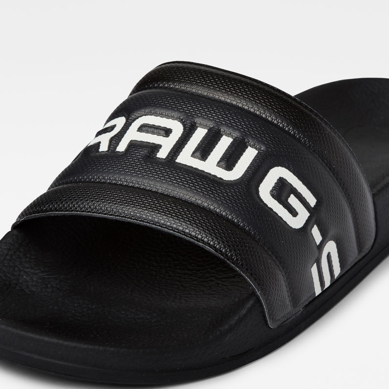 G-Star RAW® Cart Slide III Sandals Black detail