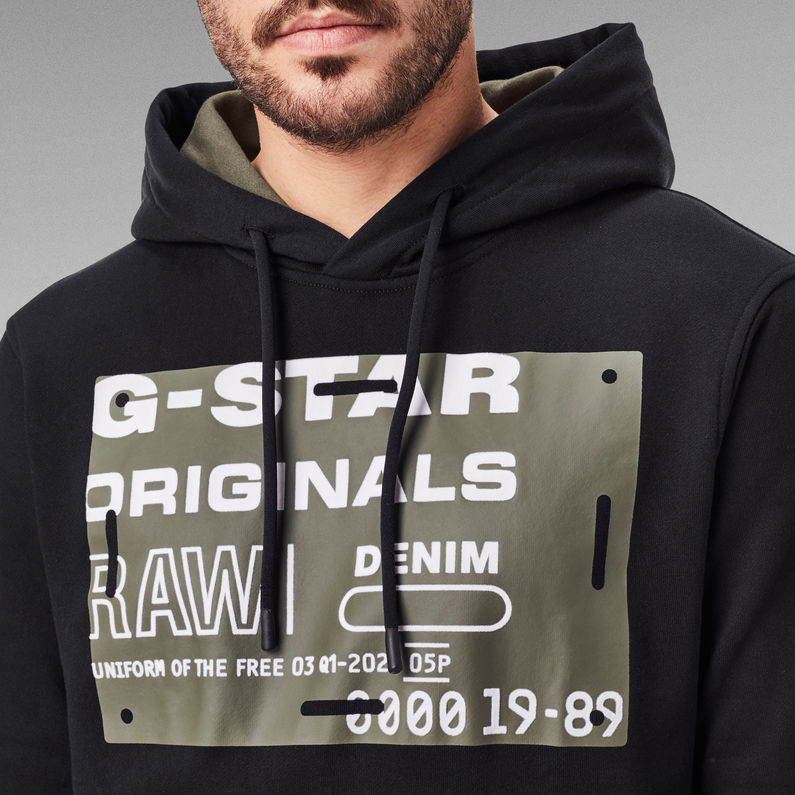 G-Star RAW® Sudadera con capucha Originals Negro