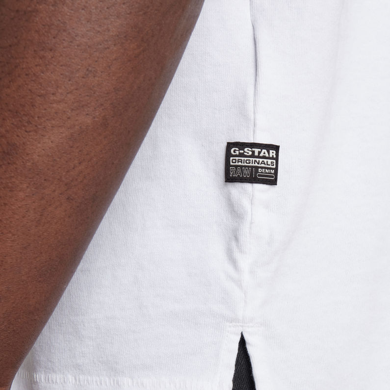 G-STAR® Camiseta Center Chest Logo GR Loose Blanco