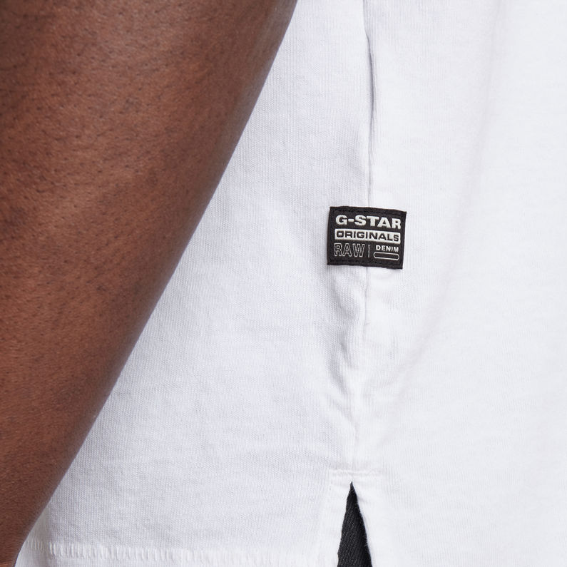 G-Star RAW® T-shirt Center Chest Logo GR Loose Blanc