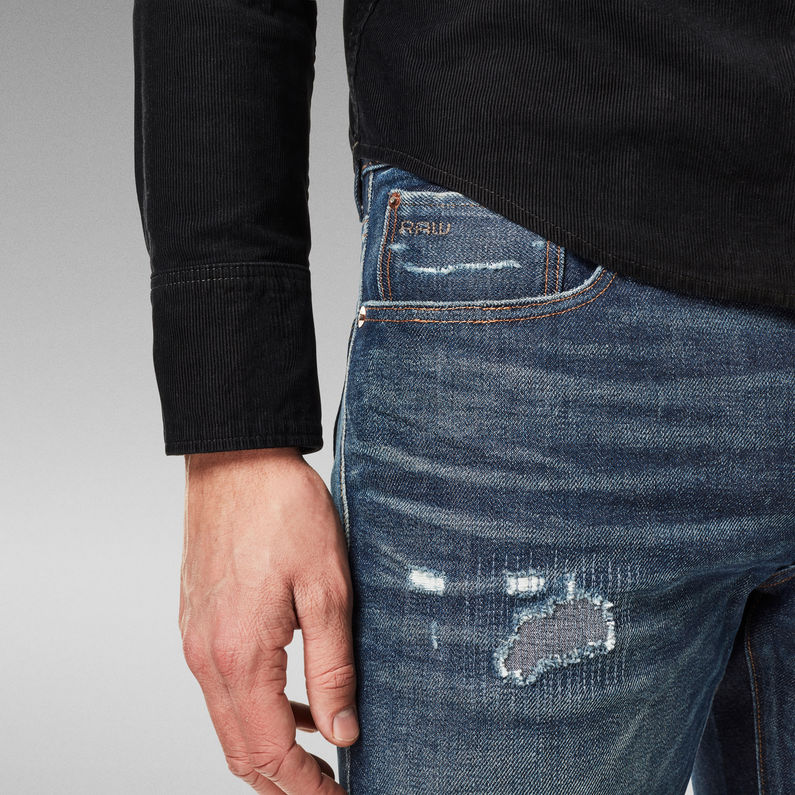 G-STAR® Jean 3301 Slim Selvedge Bleu foncé