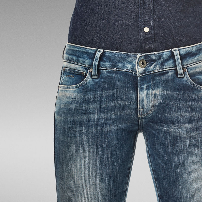G-Star RAW® 3301 Low Skinny Wmn Bleu moyen