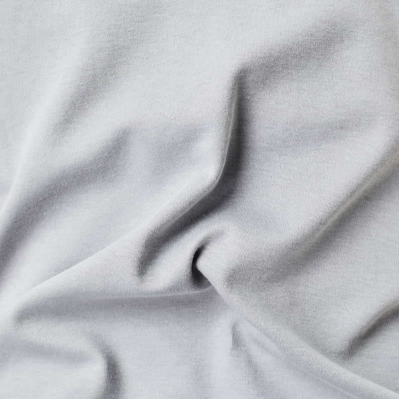 G-Star RAW® T-Shirt Zip Through Track Tweeter Gris