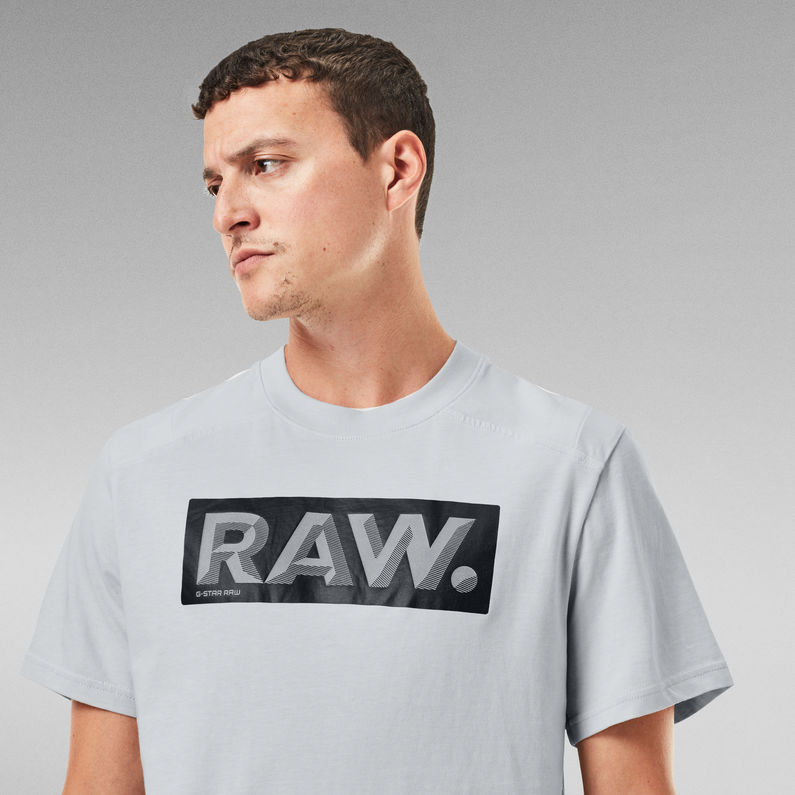 G-Star RAW® Reinforced Reflective Raw. Logo T-Shirt Grey