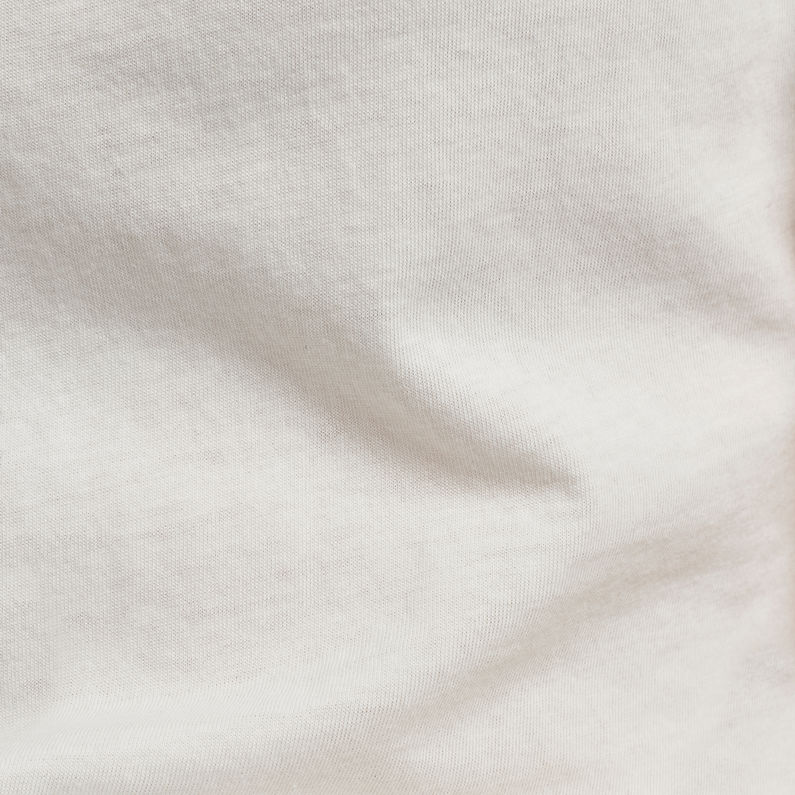 G-Star RAW® T-shirt Adjustable Back Slim Fit Blanc