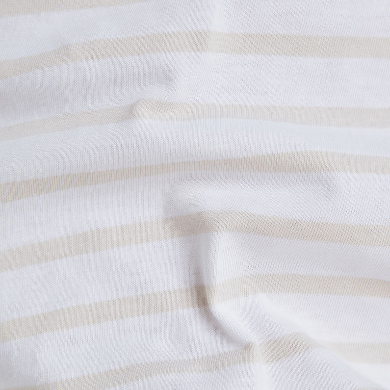G-Star RAW® T-shirt Korpaz Stripe Graphic Slim Blanc