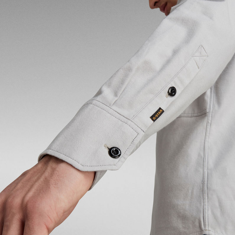 G-STAR® Panelled Pocket Slim Shirt Grey