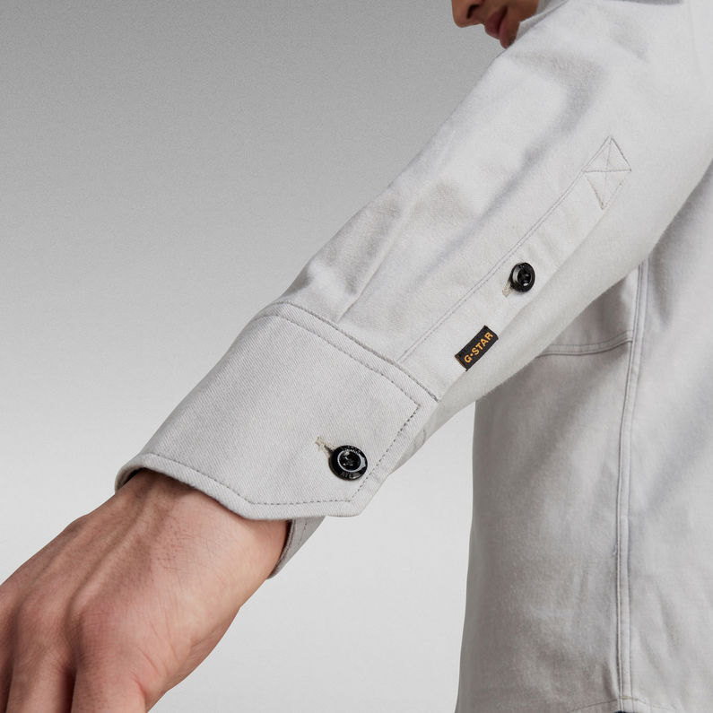 G-Star RAW® Panelled Pocket Slim Hemd Grau