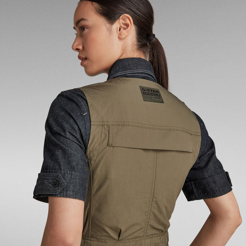 G-STAR® Sleeveless Jumpsuit Groen