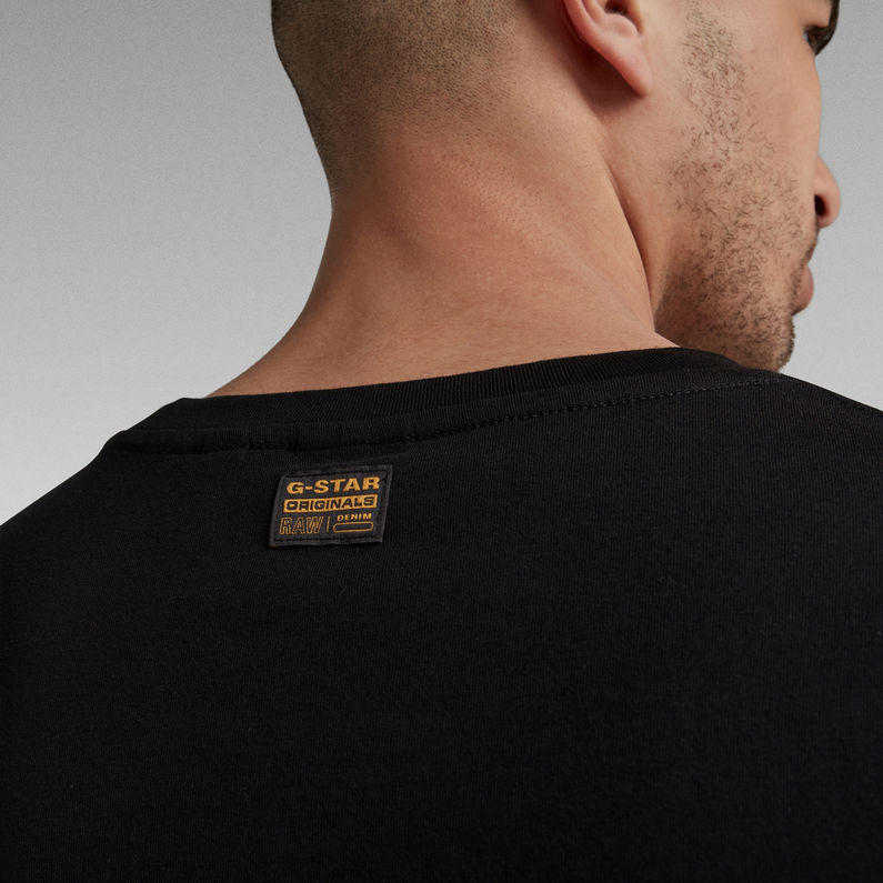 G-Star RAW® Embro Gradient Graphic Lash T-Shirt Zwart