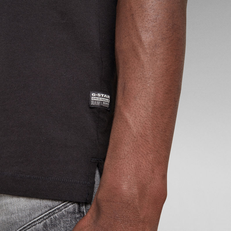 G-STAR® Center Chest Logo GR Loose T-Shirt Schwarz