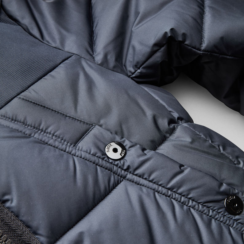 G-STAR® Whistler Quilted Hooded Parka Dunkelblau
