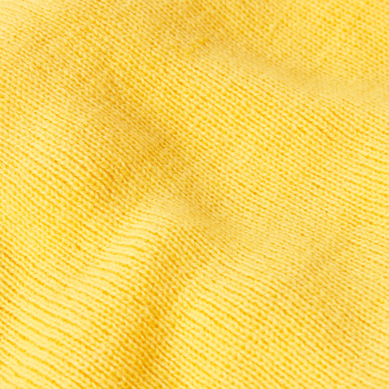 G-Star RAW® Effo Long Beanie Yellow fabric shot