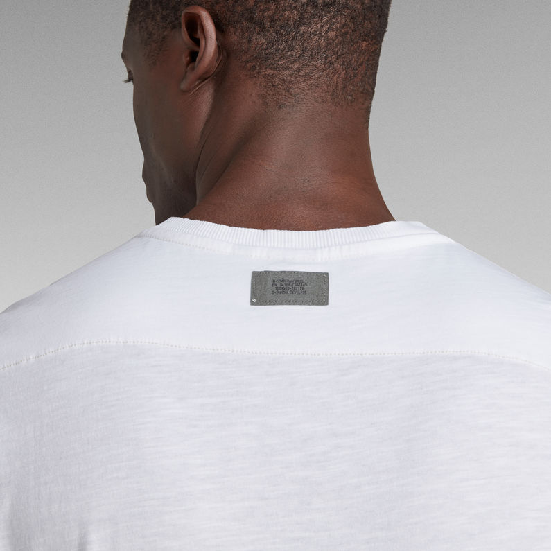 G-Star RAW® T-shirt Cargo Sport Blanc