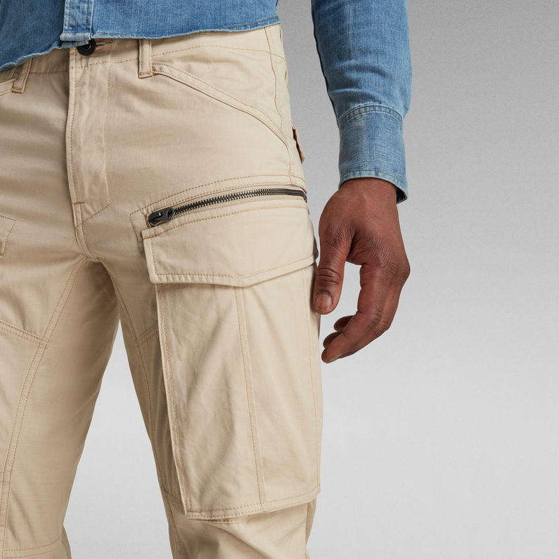 G-STAR® Rovic Zip 3D Straight Tapered Pants Beige