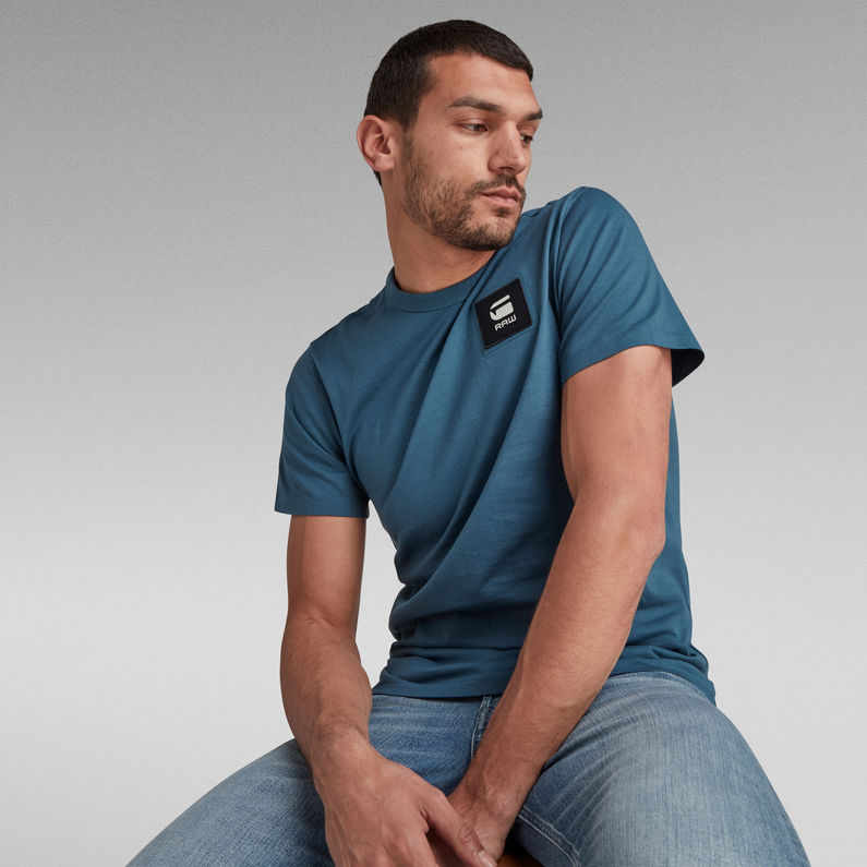 G-Star RAW® Badge Logo T-Shirt Medium blue